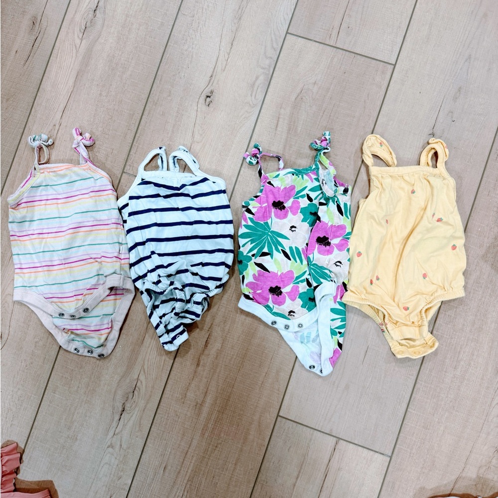 Baby Gap Kids Bodysuits in Stripes, Floral & Strawberry